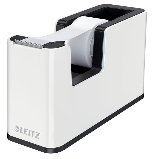 Leitz WOW Tape Dispenser White/Black 53641095 - NWT FM SOLUTIONS - YOUR CATERING WHOLESALER