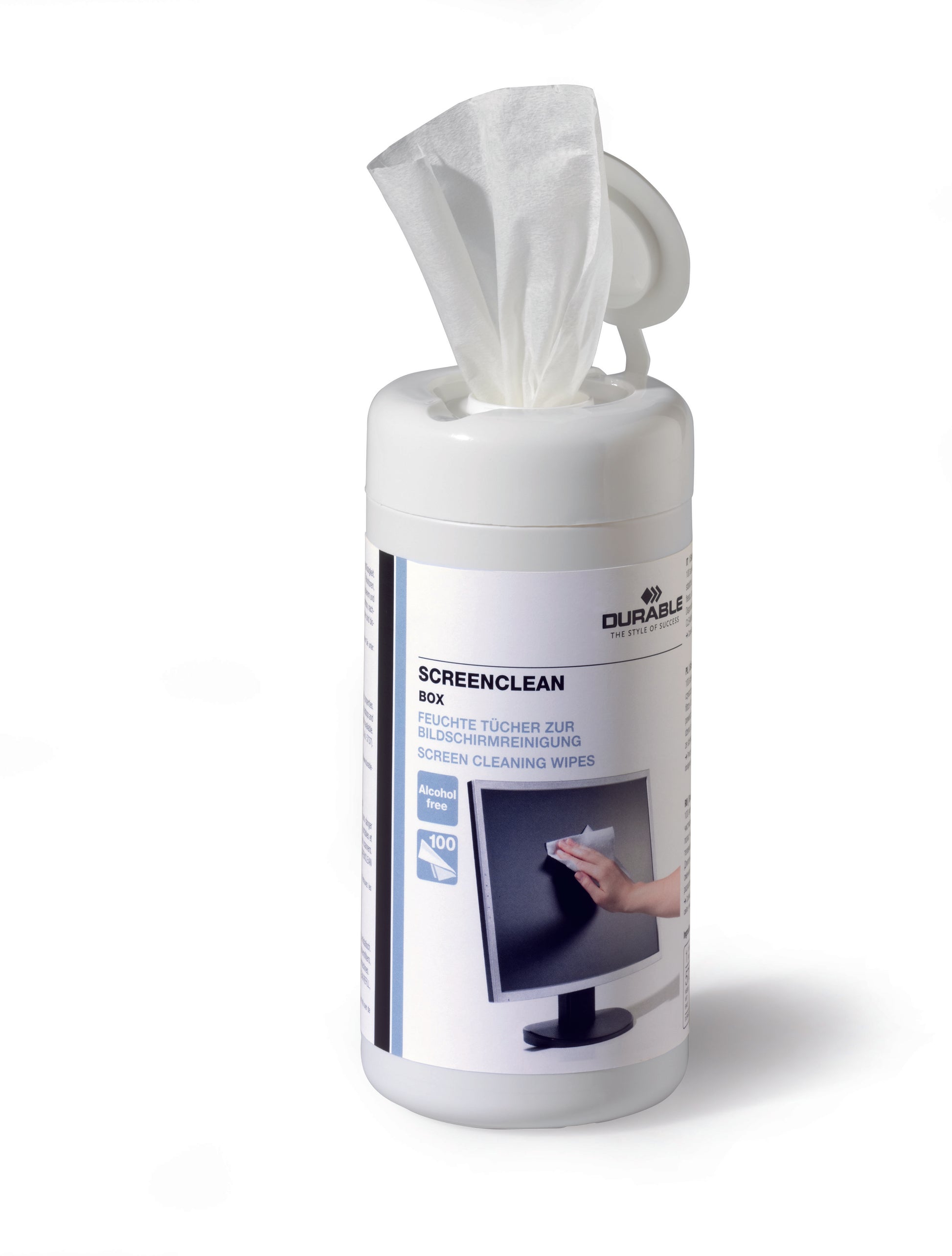 Durable Screenclean Cleaning Wipes Tub (Pack 100) 573602 - NWT FM SOLUTIONS - YOUR CATERING WHOLESALER