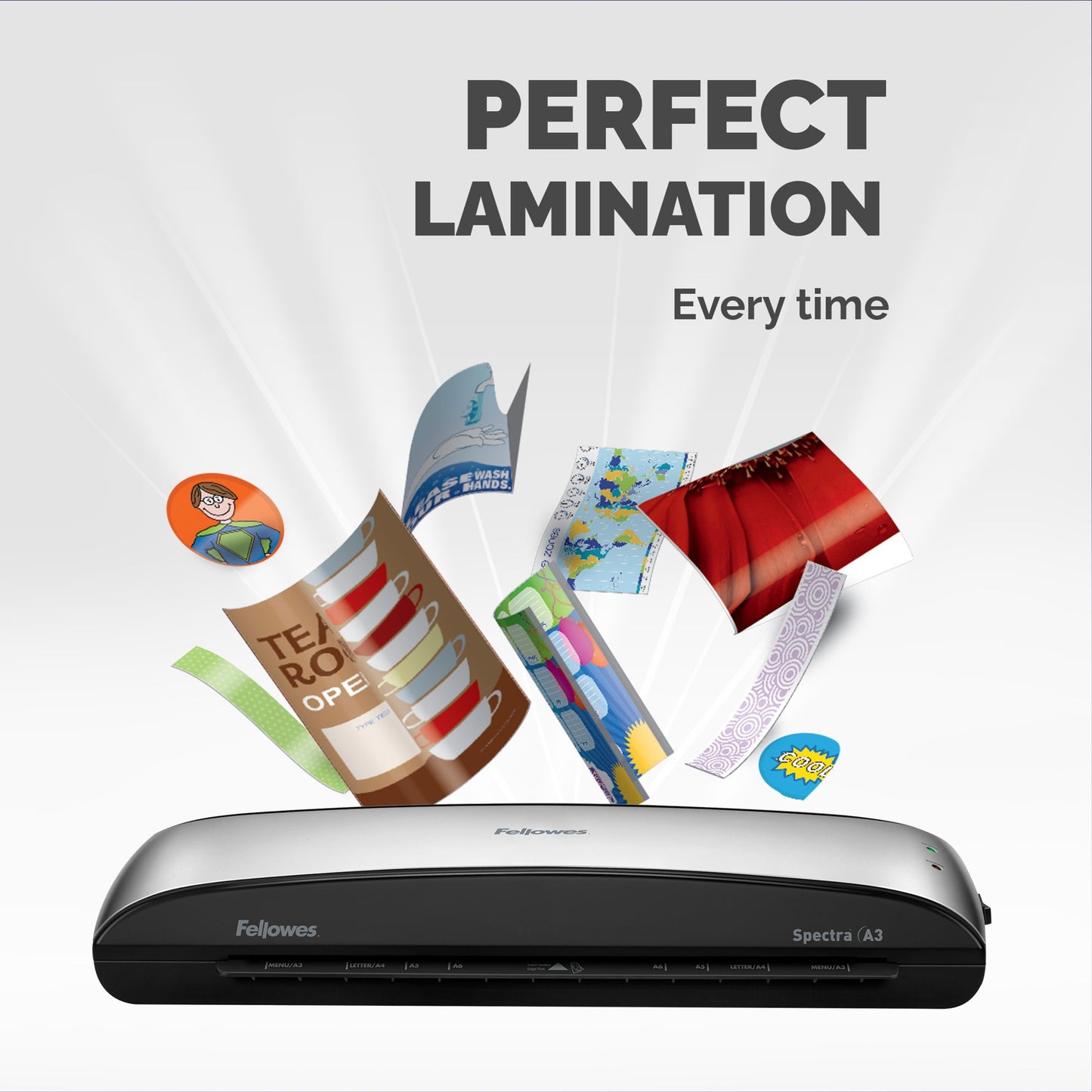 Fellowes Spectra A3 Laminator Black/Grey 5738401