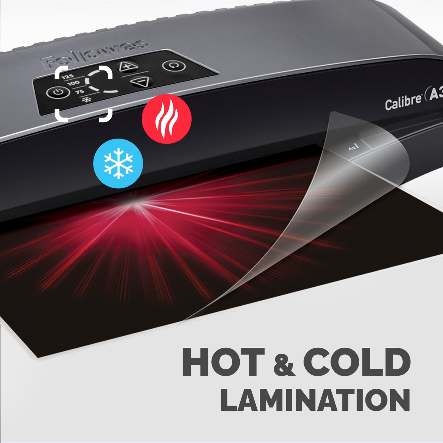 Fellowes Calibre A3 Laminator Black/Silver 5740201