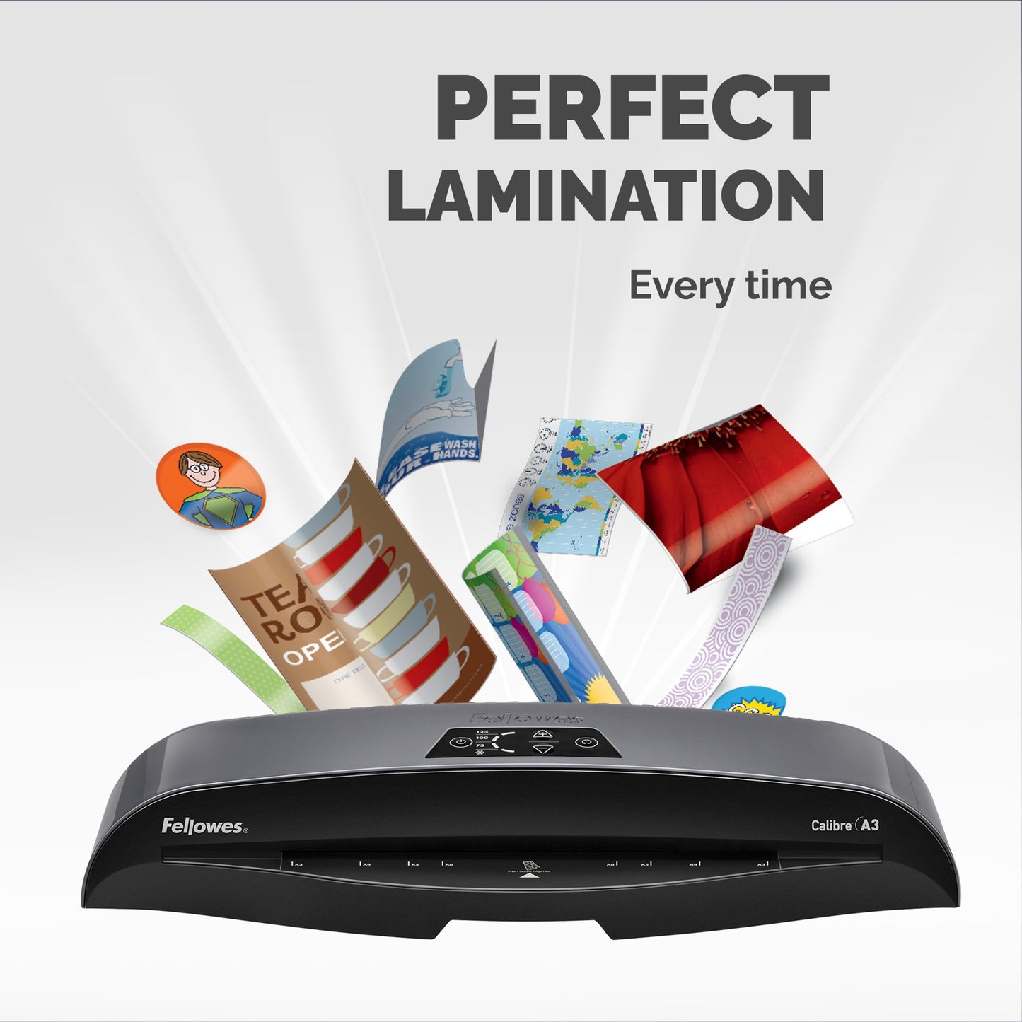 Fellowes Calibre A3 Laminator Black/Silver 5740201