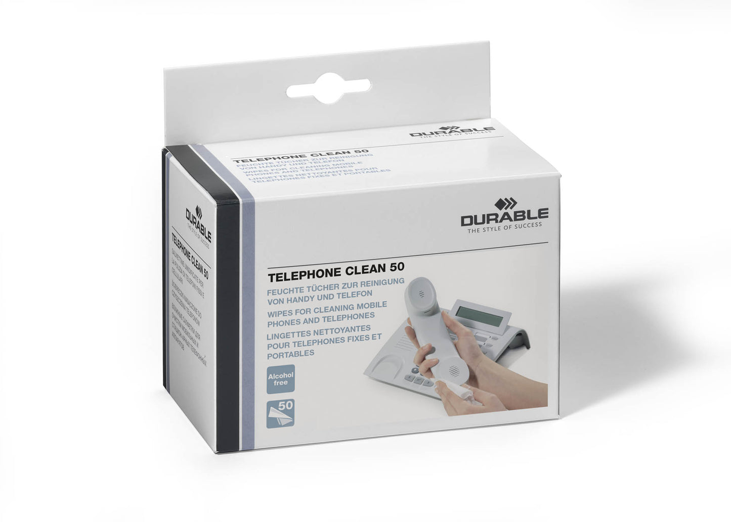 Durable Telephone Cleaning Wipes (Pack 50) 578502 - NWT FM SOLUTIONS - YOUR CATERING WHOLESALER
