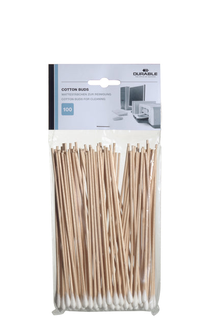 Durable Cotton Cleaning Buds Extra Long (Pack 100) 578902