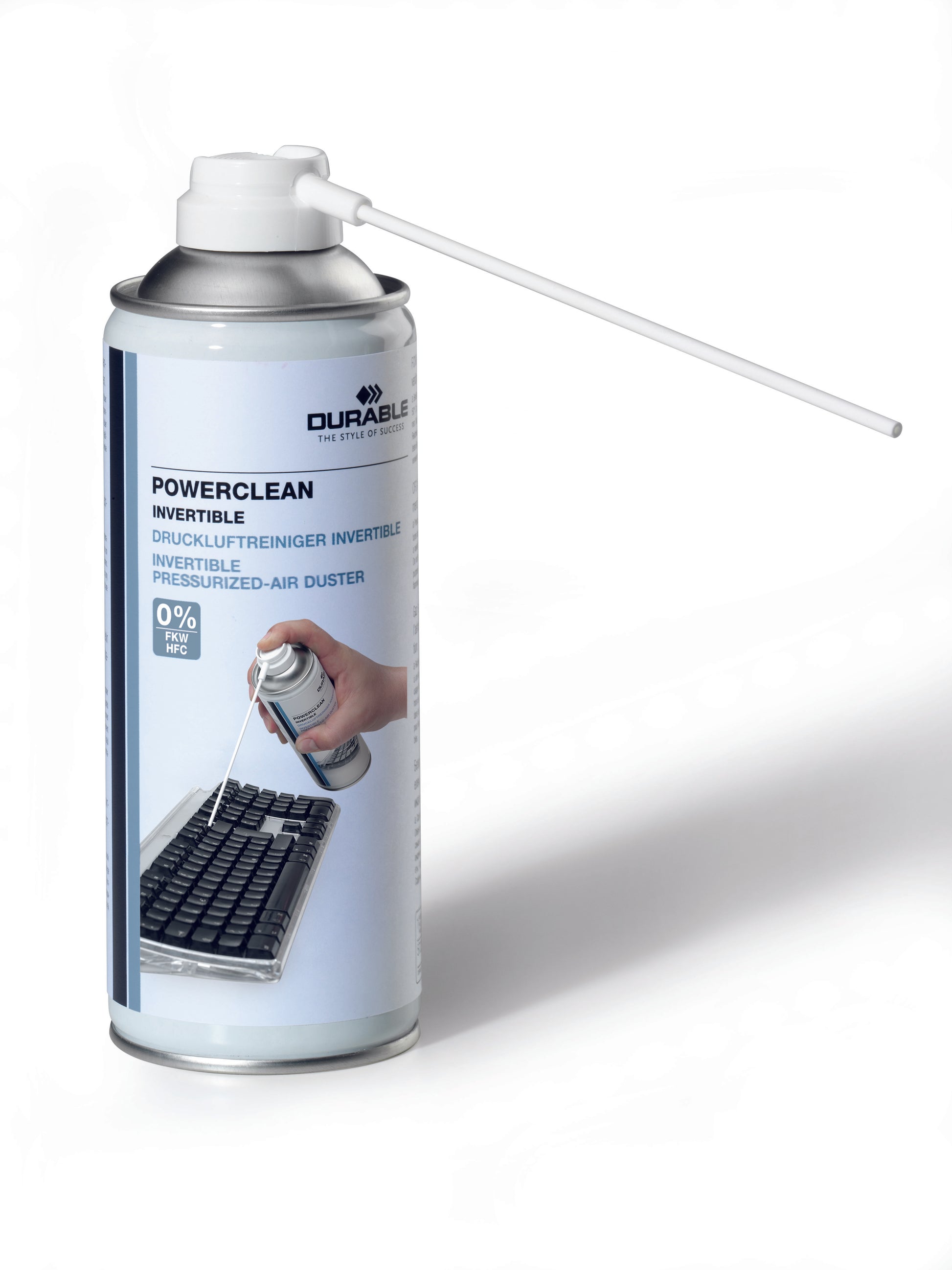 Durable Powerclean Air Spray Duster Invertible 200ml 579719 - NWT FM SOLUTIONS - YOUR CATERING WHOLESALER