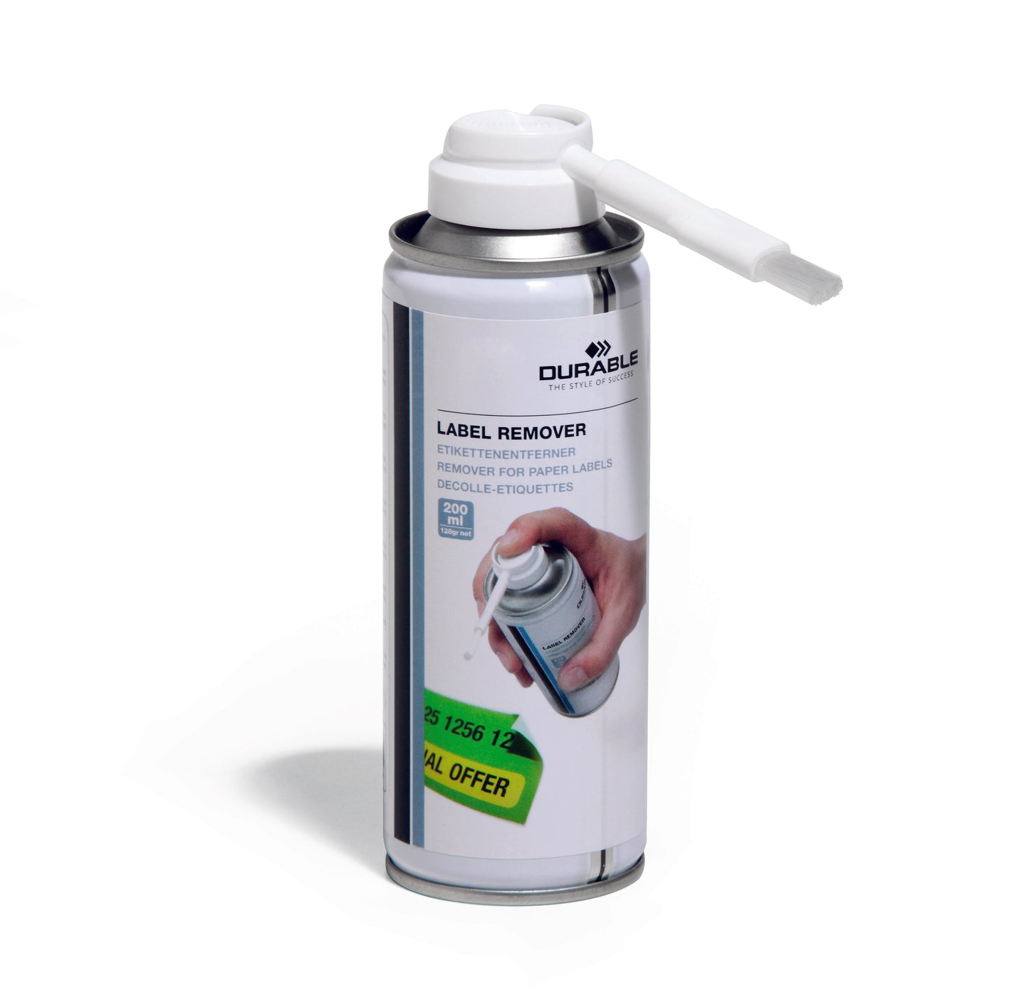 Durable Label Remover with applicator brush 200ml 586700 - NWT FM SOLUTIONS - YOUR CATERING WHOLESALER