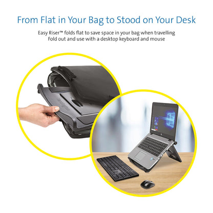 Kensington SmartFit Easy Riser Laptop Riser Black KEN60112