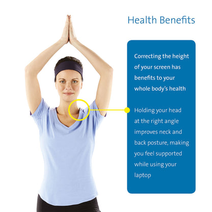 Kensington SmartFit Easy Riser Laptop Riser Black KEN60112