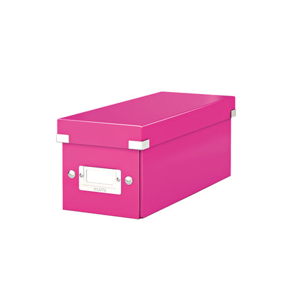 Leitz Click & Store CD Storage Box Pink 60410023 - NWT FM SOLUTIONS - YOUR CATERING WHOLESALER
