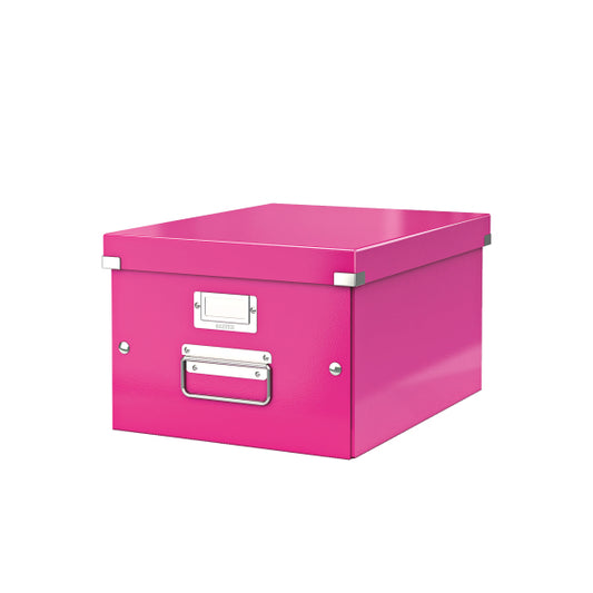 Leitz Click & Store Storage Box Medium Pink 60440023 - NWT FM SOLUTIONS - YOUR CATERING WHOLESALER