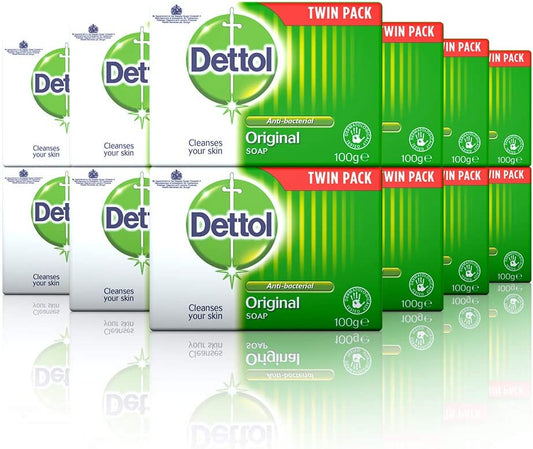 Dettol Antibacterial Original Soap 2x100g - NWT FM SOLUTIONS - YOUR CATERING WHOLESALER