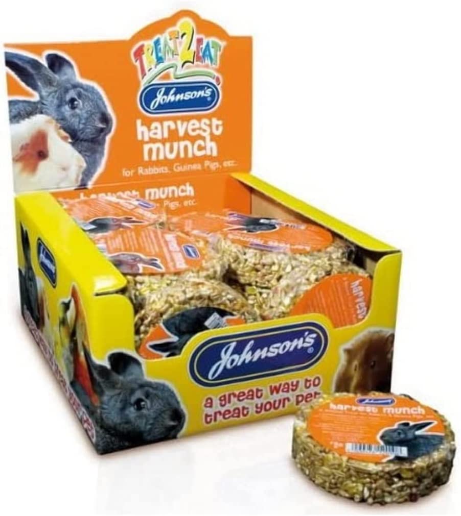 Johnsons Vet Harvest Munch for Rabbits,Guinea Pigs 70g - NWT FM SOLUTIONS - YOUR CATERING WHOLESALER