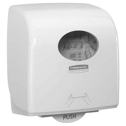 Aquarius Hand Towel Dispenser Slimroll Plastic Lockable White (7955)