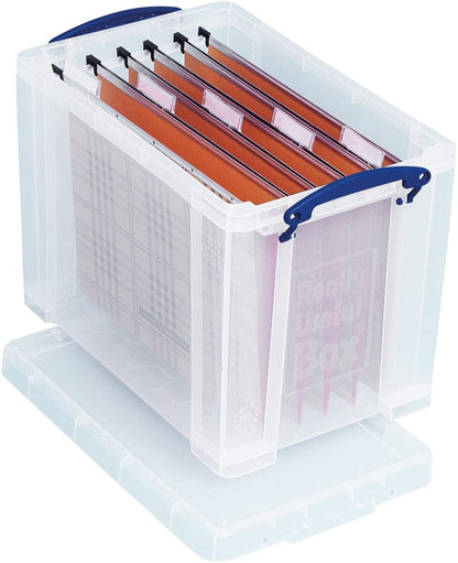 Really Useful Clear Plastic Storage Box 19 Litre - NWT FM SOLUTIONS - YOUR CATERING WHOLESALER