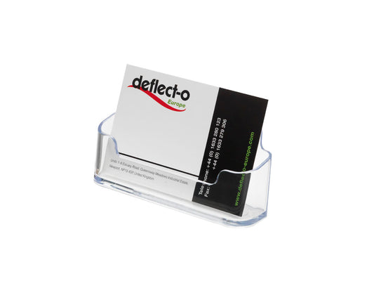 Deflecto Business Card Holder - 70101 - NWT FM SOLUTIONS - YOUR CATERING WHOLESALER