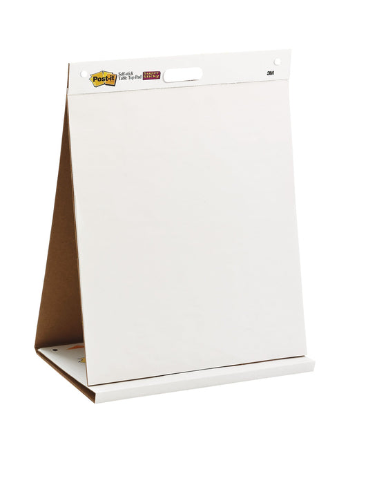 Post-it Table Top Meeting Chart Flipchart Pad Plain 584x508mm 20 Sheets White 563R - 7100171586 - NWT FM SOLUTIONS - YOUR CATERING WHOLESALER