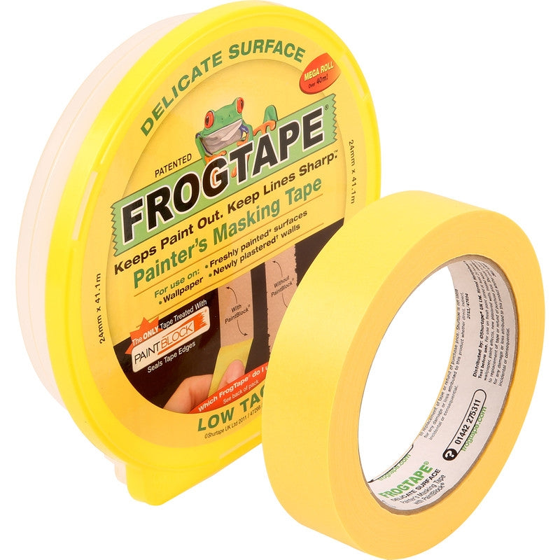 Frogtape Delicate Surface Painter's Masking Tape 24mmx41.1m - NWT FM SOLUTIONS - YOUR CATERING WHOLESALER