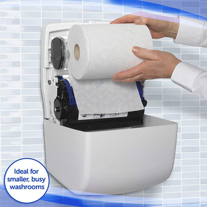 Aquarius Hand Towel Dispenser Slimroll Plastic Lockable White (7955)