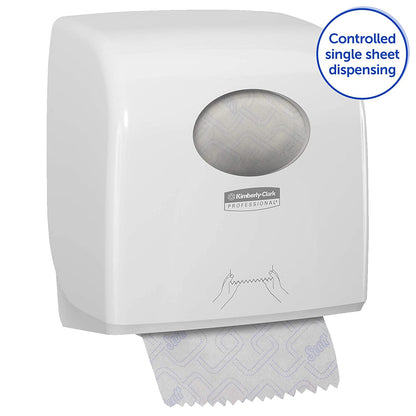 Aquarius Hand Towel Dispenser Slimroll Plastic Lockable White (7955)