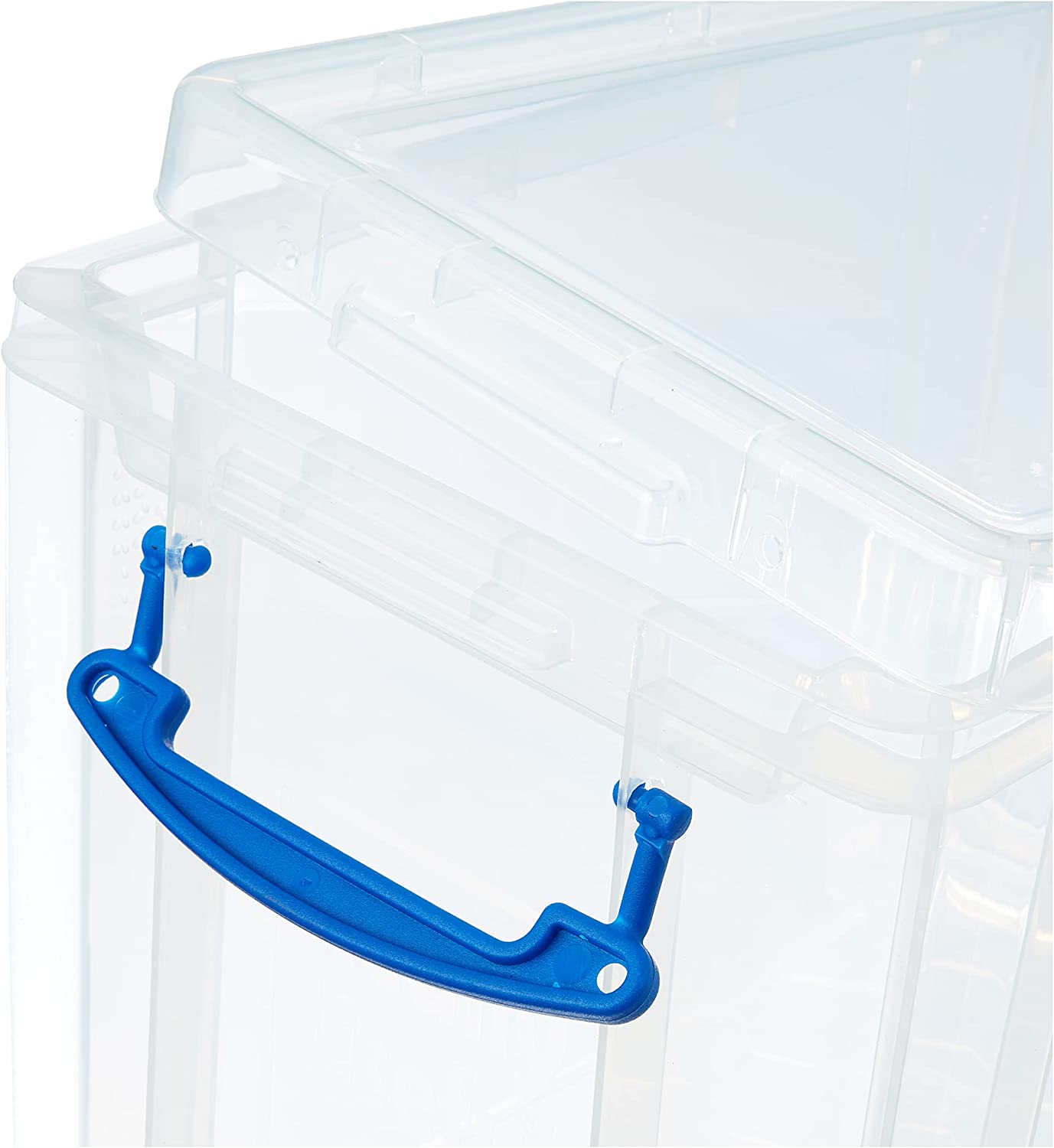 Really Useful 19L Plastic Storage Box With Lid W375xD255xH290mm Clear RUP80213