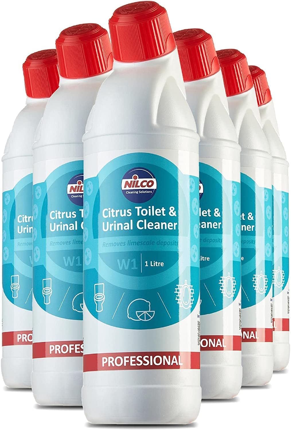 Nilco Toilet & Urinal Cleaner Citrus 1 Litre - NWT FM SOLUTIONS - YOUR CATERING WHOLESALER