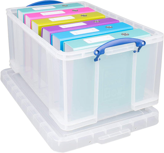 Really Useful Clear Plastic Storage Box 64 Litre - NWT FM SOLUTIONS - YOUR CATERING WHOLESALER