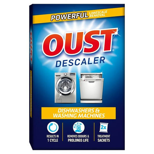 Oust Dishwasher & Washing Machine Cleaner 2 x 75g - NWT FM SOLUTIONS - YOUR CATERING WHOLESALER