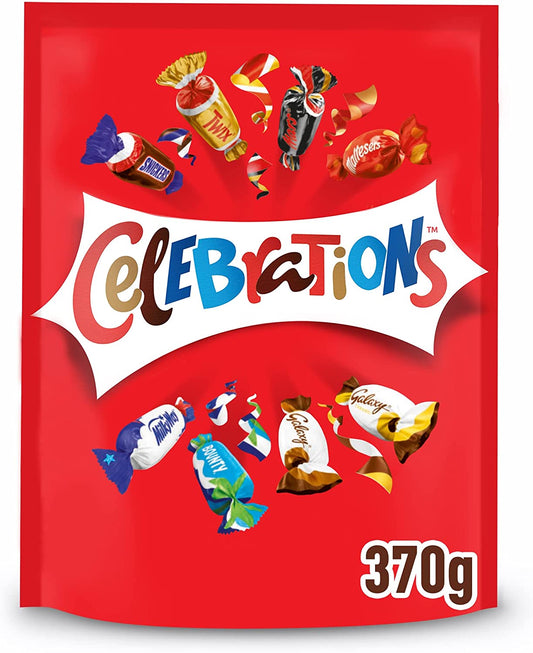 Celebrations Chocolate Sharing Pouch 370g - NWT FM SOLUTIONS - YOUR CATERING WHOLESALER