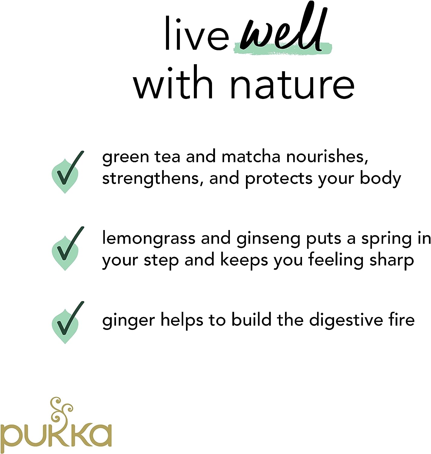 Pukka Tea Ginseng Matcha Green Envelopes 20's