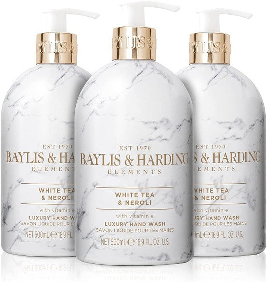 Baylis & Harding Goodness White Tea & Neroli Natural Hand Wash 500ml - NWT FM SOLUTIONS - YOUR CATERING WHOLESALER