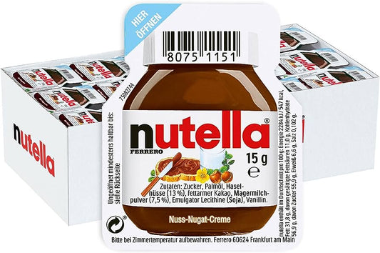 Nutella Portions 20's x 15g - NWT FM SOLUTIONS - YOUR CATERING WHOLESALER