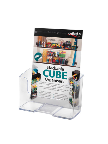 Deflecto Literature Holder A5 Portrait Clear - 74901 - NWT FM SOLUTIONS - YOUR CATERING WHOLESALER