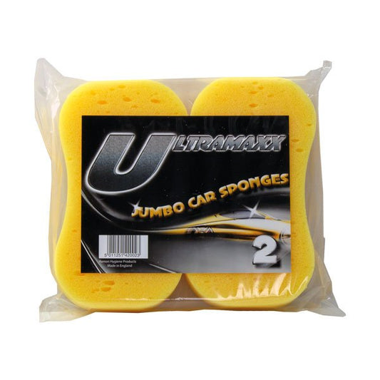 Yellow Jumbo Car Sponge - NWT FM SOLUTIONS - YOUR CATERING WHOLESALER