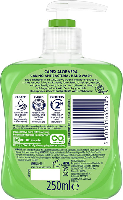 Carex Antibacterial Aloe Vera 250ml