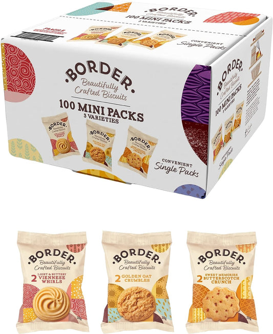 Border Biscuits Twin Pack 3 Variety 100's - NWT FM SOLUTIONS - YOUR CATERING WHOLESALER