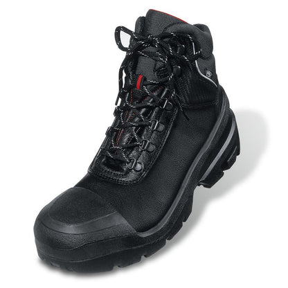 Uvex Quatro Black Size 13 Boots - NWT FM SOLUTIONS - YOUR CATERING WHOLESALER