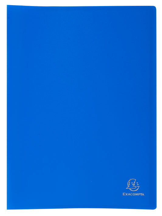 Exacompta A4 Display Book Soft Eco Polypropylene 20 Pocket Blue - 8522E - NWT FM SOLUTIONS - YOUR CATERING WHOLESALER