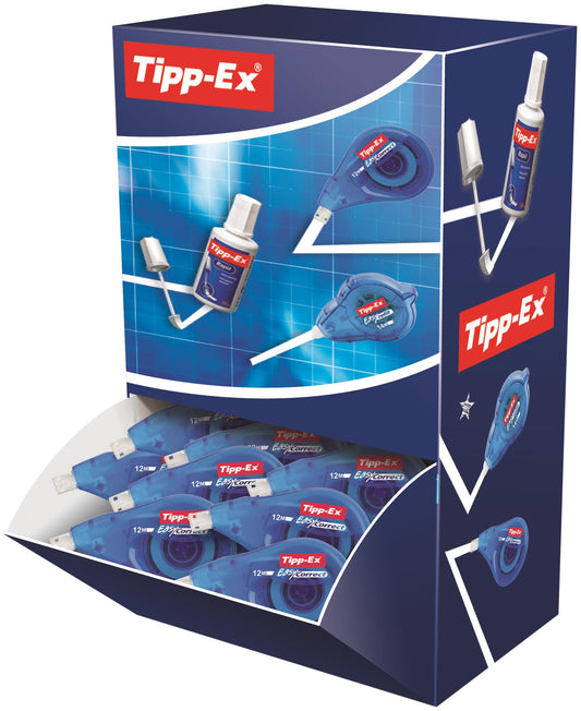 Tipp-Ex EasyCorrect Correction Tape Roller 4.2mmx12m White (Pack 15 + 5 Free) - 895951 - NWT FM SOLUTIONS - YOUR CATERING WHOLESALER