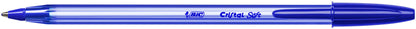 Bic Cristal Soft Ballpoint Pen 1.2mm Tip 0.35mm Line Blue (Pack 50) - 951434