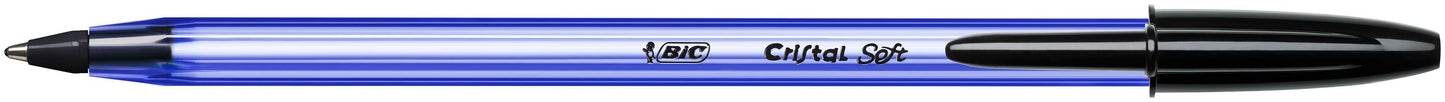 Bic Cristal Soft Ballpoint Pen 1.2mm Tip 0.35mm Line Black (Pack 50) - 951433