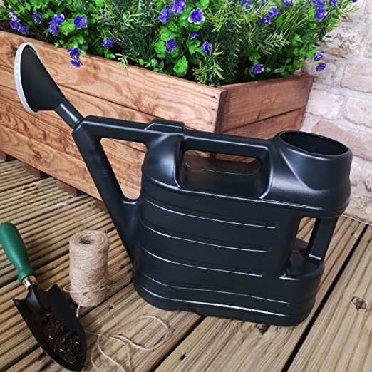 Green Watering Can With Rose 6.5 Litre