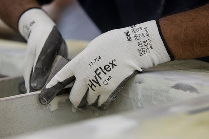 Ansell Hyflex 11-724 White/Grey Large Gloves (Pair) - NWT FM SOLUTIONS - YOUR CATERING WHOLESALER