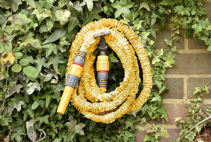 Hozelock 40m Superhoze Expanding Hosepipe Yellow & Grey {8240}