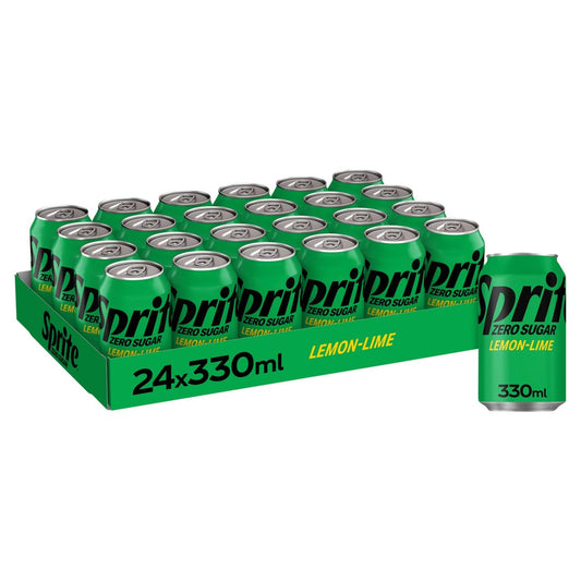 Sprite Zero Cans 24x330ml - NWT FM SOLUTIONS - YOUR CATERING WHOLESALER
