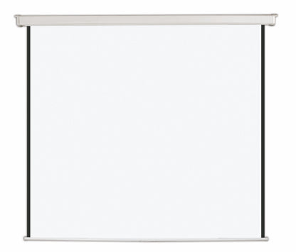 Bi-Office Wall Projection Screen 1800x1800mm Black Border White Housing - 9D006004 - NWT FM SOLUTIONS - YOUR CATERING WHOLESALER