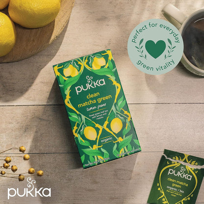 Pukka Tea Clean Matcha Green Envelopes 20's