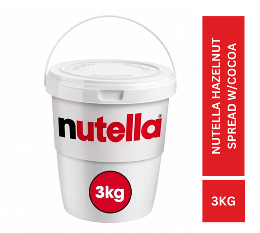 Nutella Tub 3kg - NWT FM SOLUTIONS - YOUR CATERING WHOLESALER