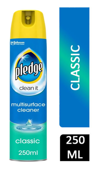 Pledge Classic Multi Surface 250ml - NWT FM SOLUTIONS - YOUR CATERING WHOLESALER