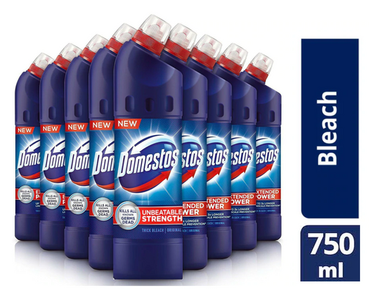 Domestos Original Bleach 750ml - NWT FM SOLUTIONS - YOUR CATERING WHOLESALER