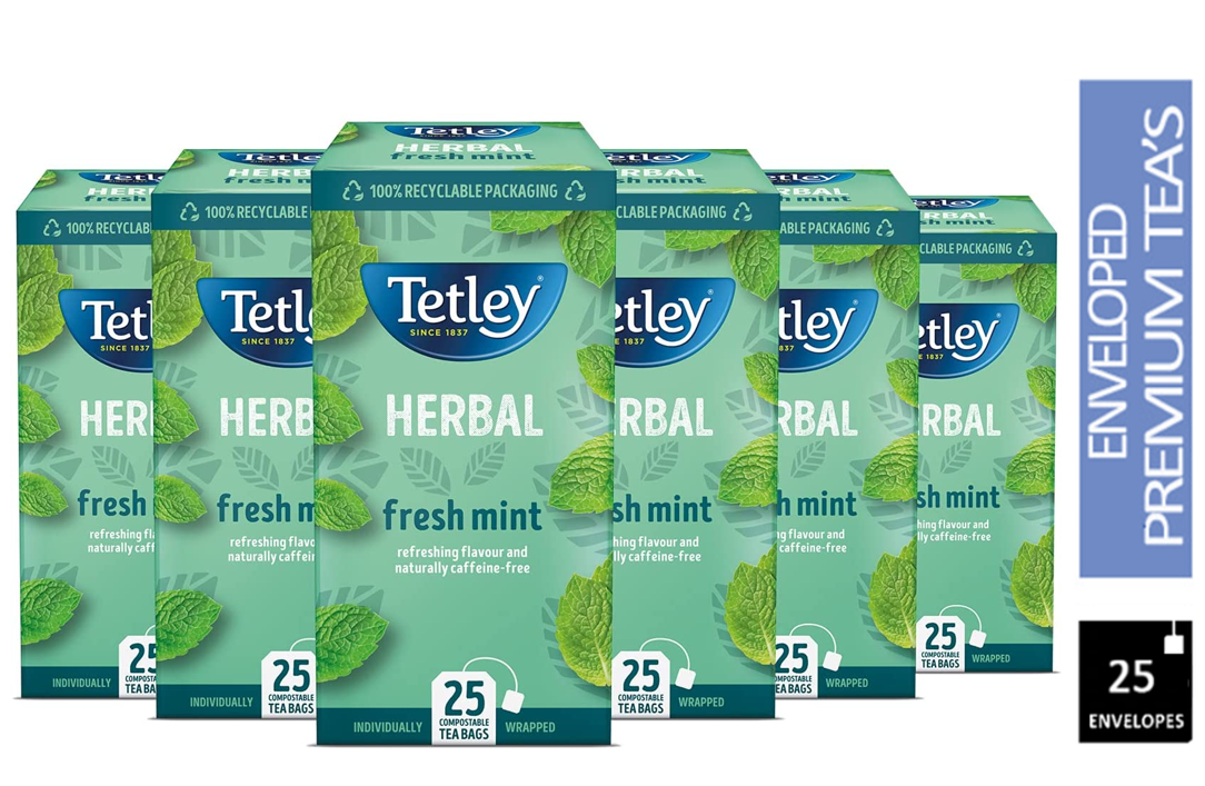 Tetley Mint Envelopes 25's - NWT FM SOLUTIONS - YOUR CATERING WHOLESALER