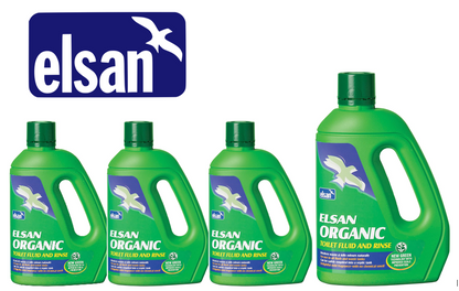 Elsan Organic Toilet Fluid for Motorhomes Green 2 Litre